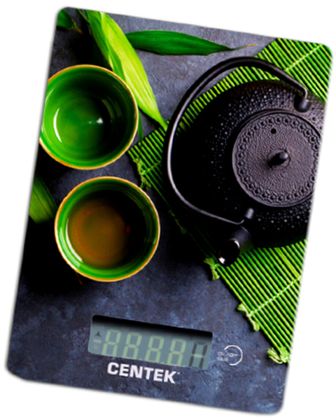 Электронные Кухонные весы Centek CT-2457/Green tea/до 5 кг ...
