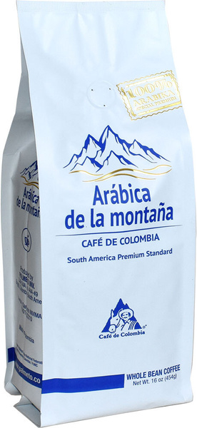 Кофе в зернах "Arabica de la montana", 454 г - купить с доставкой по ...