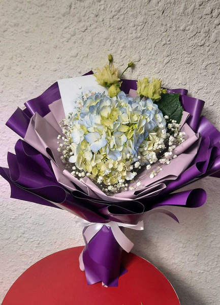 Гортензия, Эустома, Гипсофила, цвет 002 Разноцветный, 7 шт купить по ...