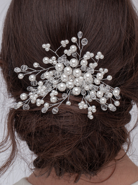Заколка для волос женская LUMINA JEWELS, свадебные украшения для волос ...