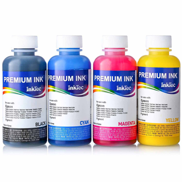 Расходник для печати InkTec e0013-100x4-WF-7210, Набор CMYK, для ...