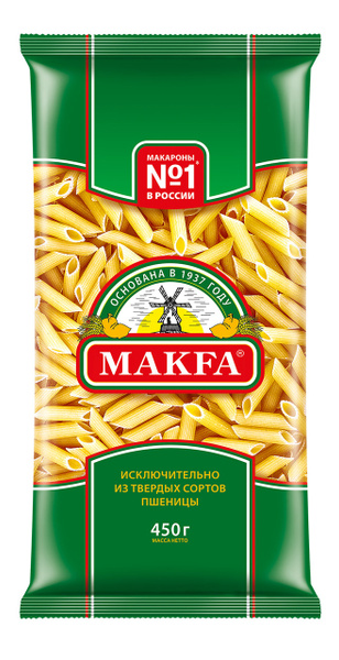 Макароны МАКФА // перья // 400гр купить на OZON по низкой цене (1302387358)