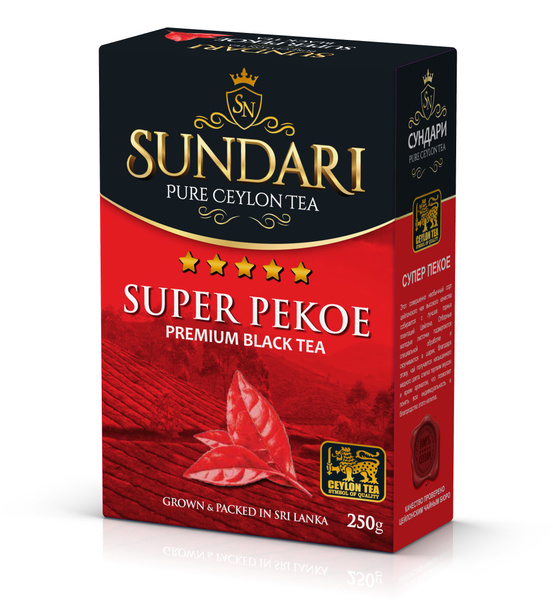 Чай черный цейлонский крупнолистовой, 250гр SUNDARI - купить с ...