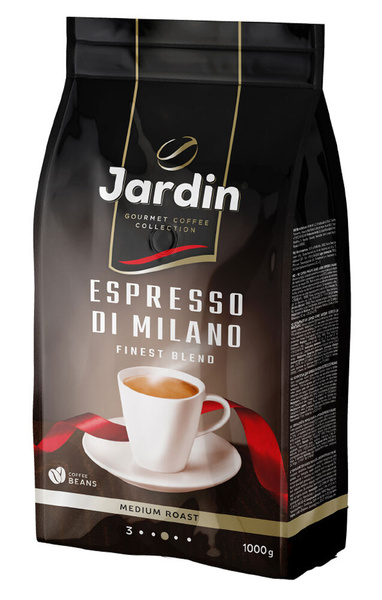 Кофе в зернах ЖАРДИН Эспрессо ди Милано 1 кг., JARDIN Espresso di ...