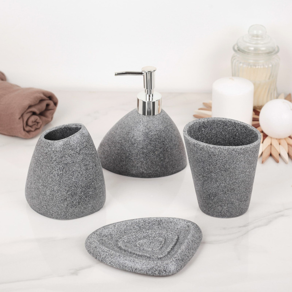 Набор для ванной комнаты аксессуаров "Прибой", набор для ванны 4 ...