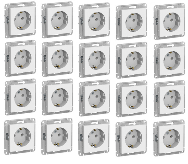 Systeme (Schneider)Electric AtlasDesign Розетка с заземлением, 16А ...