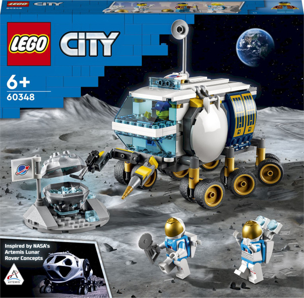 Конструктор LEGO City Space Port Луноход, 275 деталей, 6+, 60348 ...