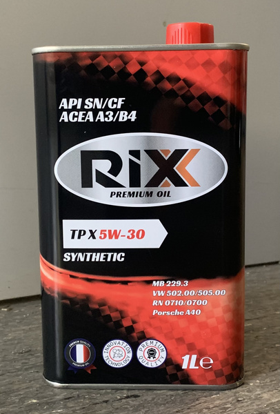 Масло моторное RIXX 5W-30 Синтетическое - купить в интернет-магазине ...