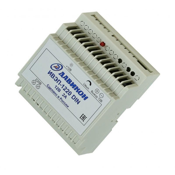 Запчасть для камеры видеонаблюдения Давикон ИВЭП-1220 DIN - купить по ...