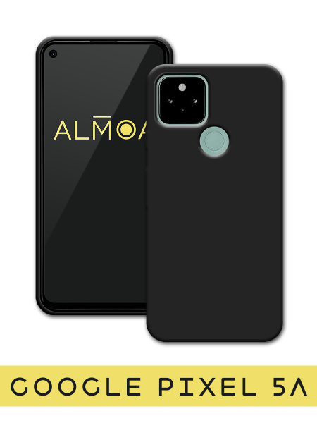 Матовый силиконовый чехол на Google Pixel 5A / Гугл Пиксель 5А с ...