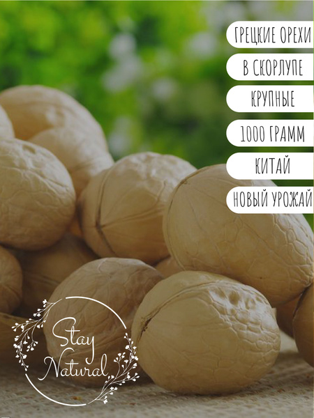 Орехи Грецкие в скорлупе / Китай / STAY NATURAL - купить с доставкой по ...