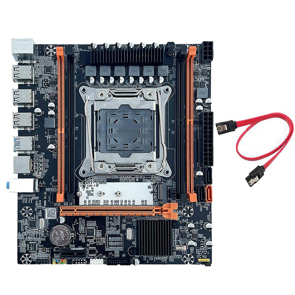 Материнская плата X99 с кабелем SATA B85 LGA2011-3 4X DDR4 REG ECC RAM ...