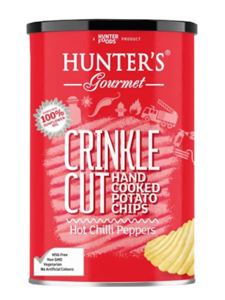 Чипсы картофельные Hunter s Gourmet (Чили)140г, банка - купить с ...