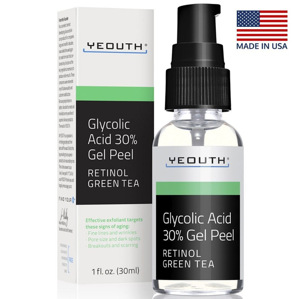 YEOUTH Glycolic Acid 30% Gel Peel Кислотный пилинг для лица с 30% ...