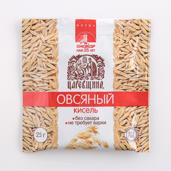 Кисель овсяный Царевщино, без сахара, 25 г - купить с доставкой по ...