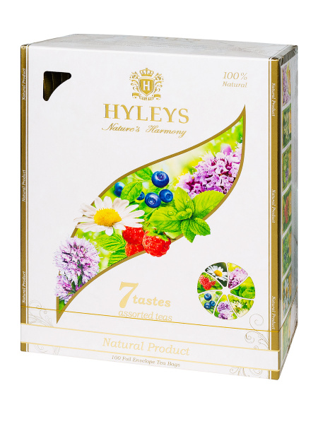 Чай Hyleys Гармония природы Ассорти 7 вкусов в пакетиках 100 шт ...
