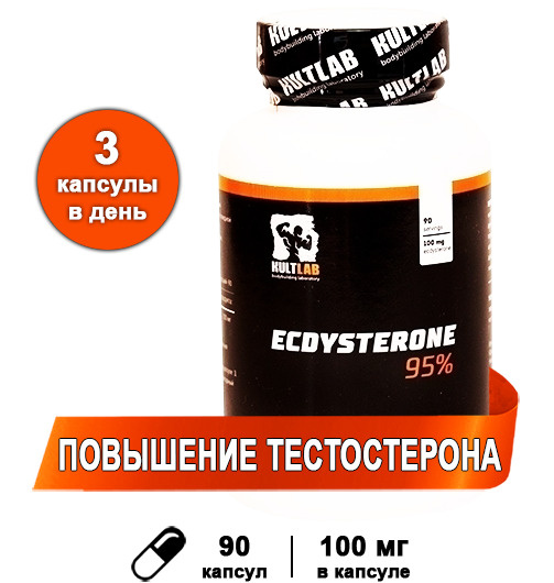 Тестобустер Экдистерон 100 мг, 90 капс / Повышение тестостерона ...