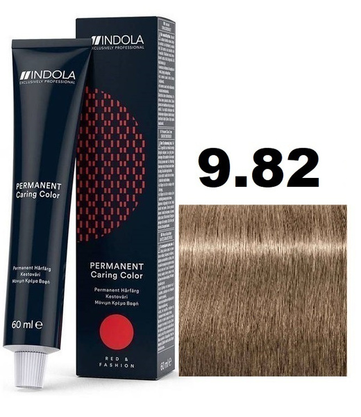 Indola Permanent Caring Color Крем-краска для волос 9/82 очень светлый ...