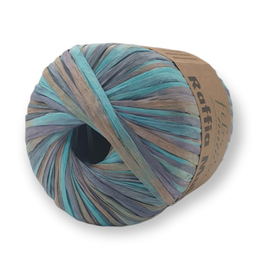 Пряжа Fibra Natura Raffia Multi (фибра натура Рафия Мульти), 11714, для ...