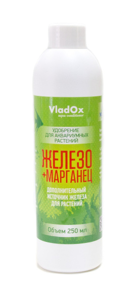 Удобрение для аквариумных растений VladOx ЖЕЛЕЗО+МАРГАНЕЦ 250 мл ...