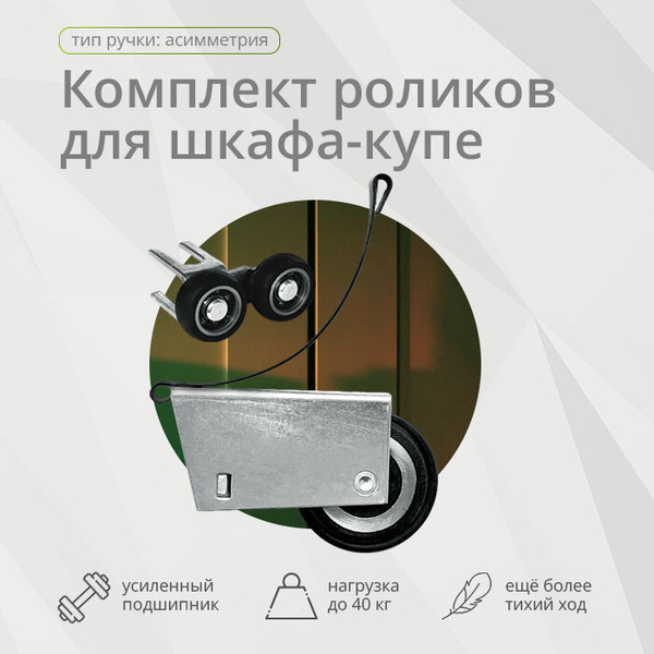 Набор для перемещения мебели, 2 шт, Для шкафа-купе, Металл - купить по ...