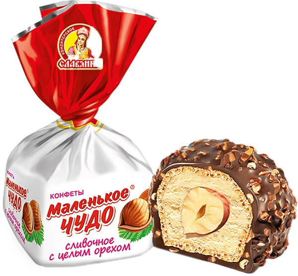 Конфеты СЛАВЯНКА Маленькое чудо сливочное, весовые, 1 кг - купить с ...