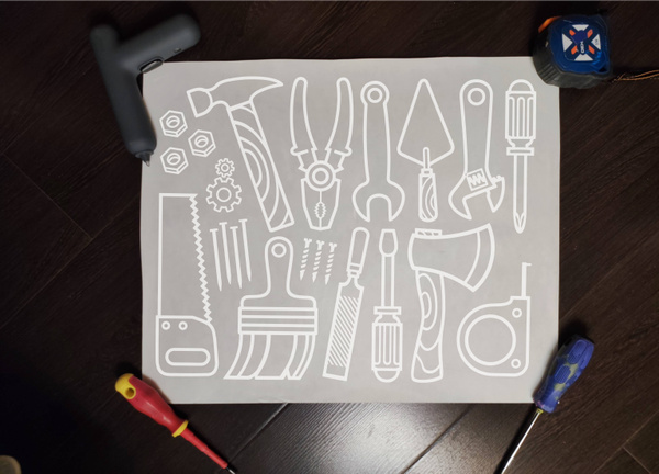 Наклейки для инструментов / строительные инструменты / маркировка на ...