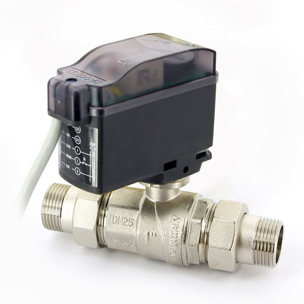 Кран сгон НН 1" 2-ходовой с сервоприводом MODULO COMPACT EMMETI ...