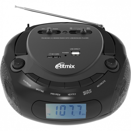 Магнитола Ritmix RBB-030BT с FM, SW-радио - купить по доступной цене в ...