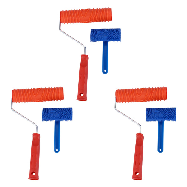 6x Набор инструментов для имитации дерева Eg300T 7-дюймовый резиновый ...