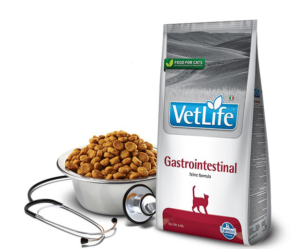 Корм сухой FARMINA VET LIFE CAT GASTROINTESTINAL 400gr - купить с ...