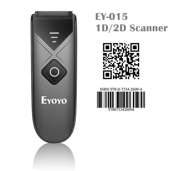 Eyoyo 015P Mini Portable 1D 2D Bluetooth Сканер штрих-кода QR Code ...