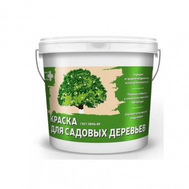 Краска Obern Для садовых деревьев_1 Гладкая, Акриловая, Матовое ...