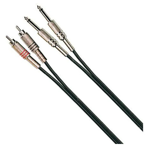Кабель акустический, 2х6,35мм - 2хRCA, 3м, Soundking BB302-3M - купить ...