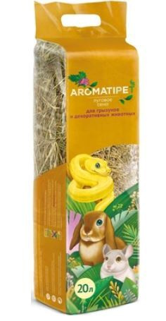 Сено луговое для грызунов и декоративных животных, 20л купить на OZON ...