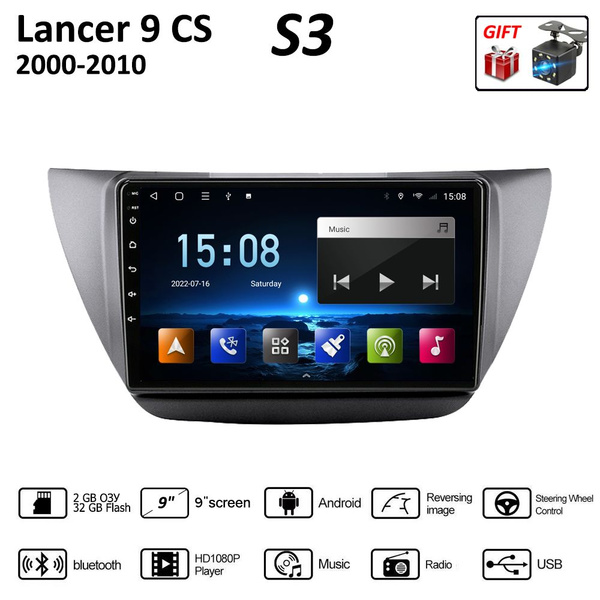 Штатная магнитола 2 дин Андроид Мицубиси Лансер/Mitsubishi Lancer 9 CS ...