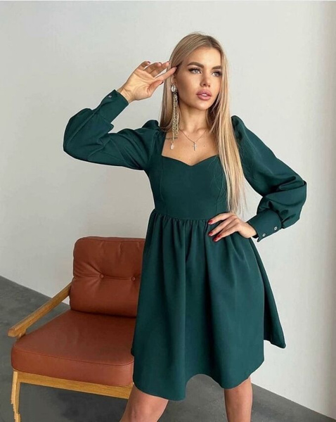 платье женское/ женское платье/ платье мини/ платье осеннее/ платье 42 ...