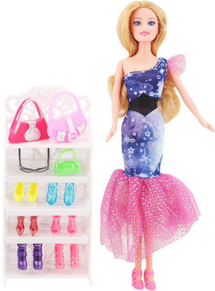 Игрушка Кукла в вечернем платье с аксессуарами Bigga / Игрушка для ...