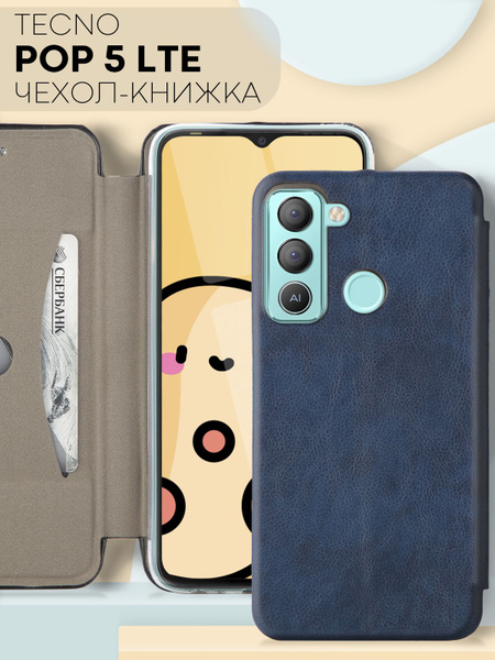 Чехол-книжка из экокожи на Tecno POP 5 LTE (Техно Поп 5 ЛТЕ / Текно Поп ...