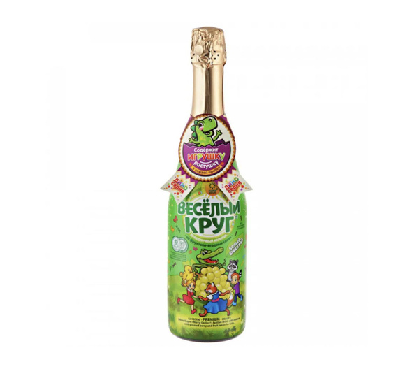Шампанское Веселый Круг Белый Виноград детское 750 мл купить на OZON по ...