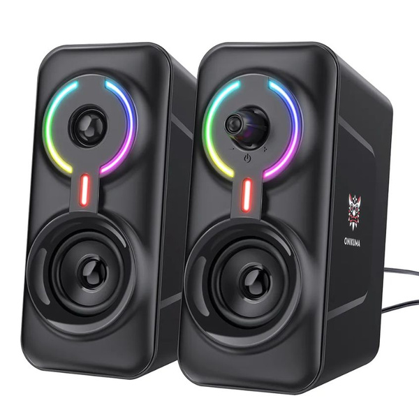 Колонки компьютерные Onikuma L6 c RGB подсветкой, 10 Вт , акустическая ...