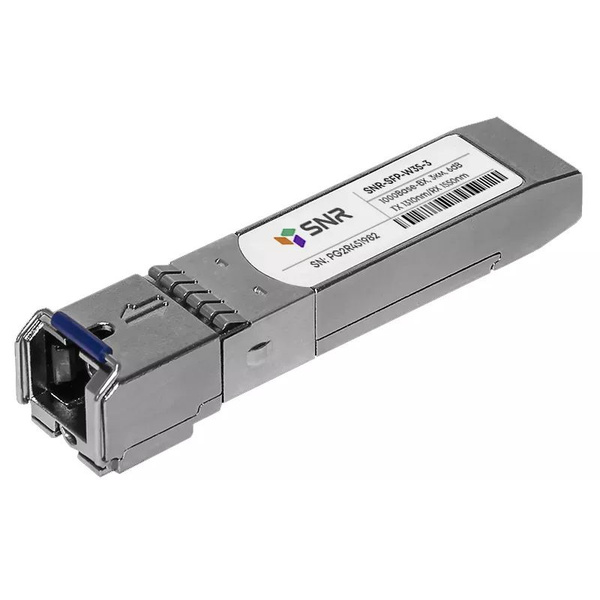 SFP модуль оптический SC WDM SNR SNR-SFP-W35-3, 1000 Мбит/с, до 3 км, 3 ...