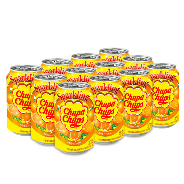 Газированный напиток Chupa Chups (Чупа-Чупс) Апельсин 0,345л х 12шт ...