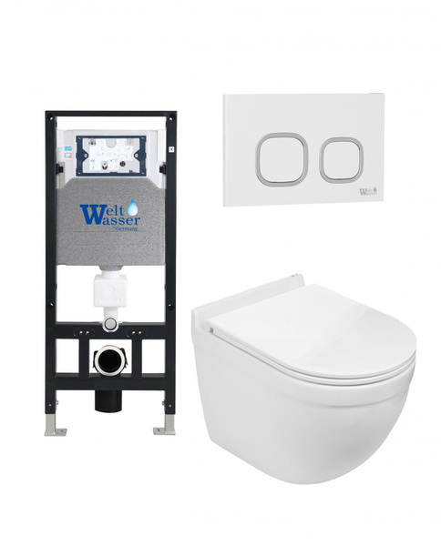 Комплект унитаза c инсталляцией Weltwasser, 416526av1718883925 - купить ...