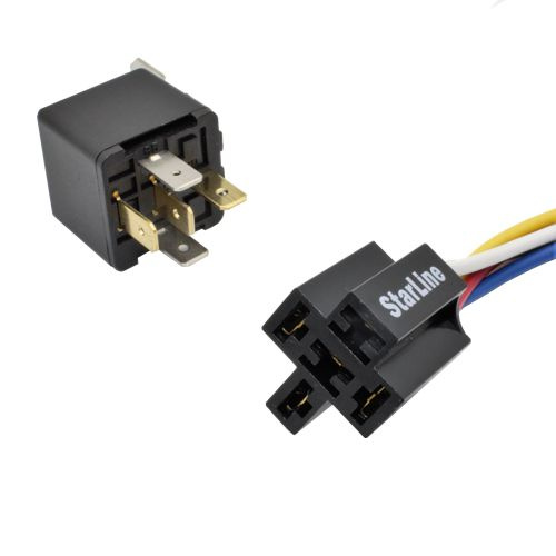 Реле 708-2 12В 40А 1 шт. с колодкой 5C12 12-24V - купить с доставкой по ...