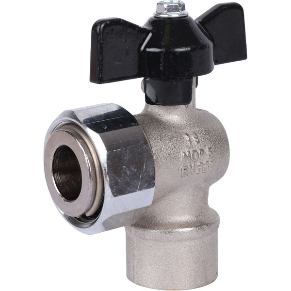 Кран шаровый Stout с накидной гайкой ВР угловой 1/2" x 3/4 - купить по ...