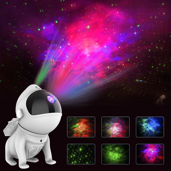 Купить Умный проектор звездного неба и океанских волн, ночник Space Dog ...