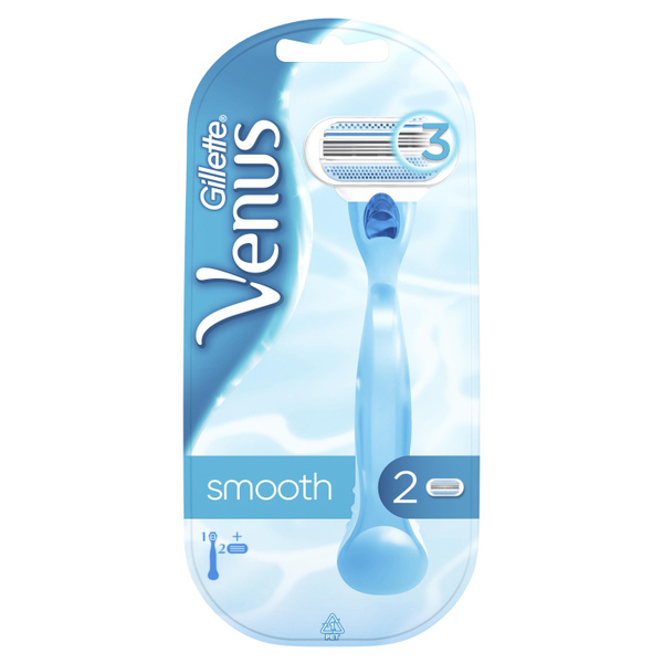 Женская бритва Gillette Venus Smooth 2 сменные кассеты - купить с ...