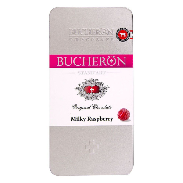 Bucheron Шоколад Stand'art молочный с малиной, 100 г - купить с ...