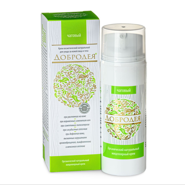 Крем-молочко "Добродея Чаговый" при растяжках на коже, сосудистых ...